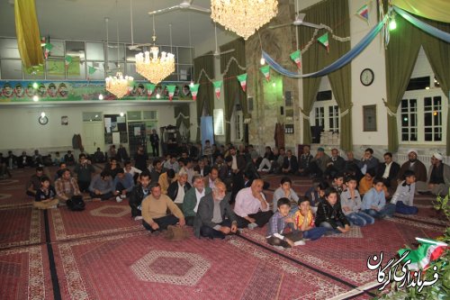 جشن پیروزی انقلاب اسلامی در روستای قلی آباد برگزار شد 