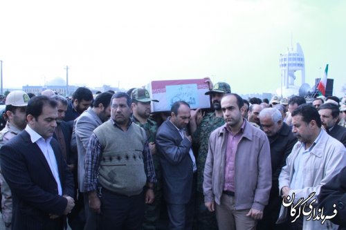 گزارش تصویری / استقبال از دو شهید گمنام در شهرستان گرگان 