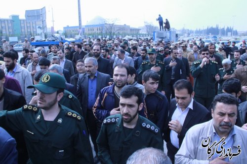 گزارش تصویری / استقبال از دو شهید گمنام در شهرستان گرگان 