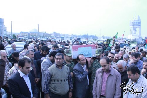 گزارش تصویری / استقبال از دو شهید گمنام در شهرستان گرگان 