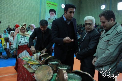 اولین جشنواره غذاهای بومی محلی در روستای آهنگرمحله برگزار شد