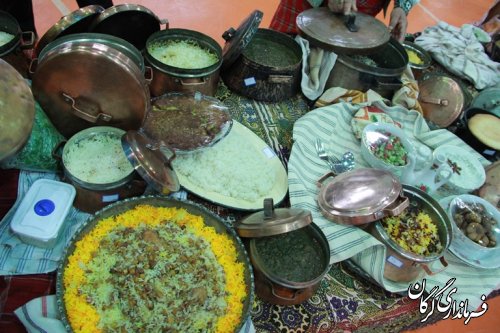 اولین جشنواره غذاهای بومی محلی در روستای آهنگرمحله برگزار شد