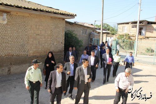 بازدید سرزده فرماندار مرکز استان از دورترین روستاهای بخش بهاران