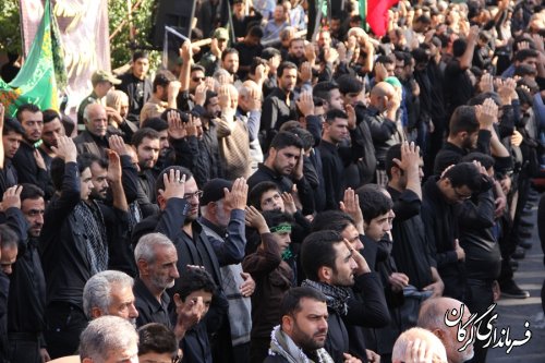 مراسم متمرکز تاسوعای حسینی در مرکز استان برگزار شد 