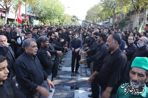 مراسم متمرکز تاسوعای حسینی در مرکز استان برگزار شد 