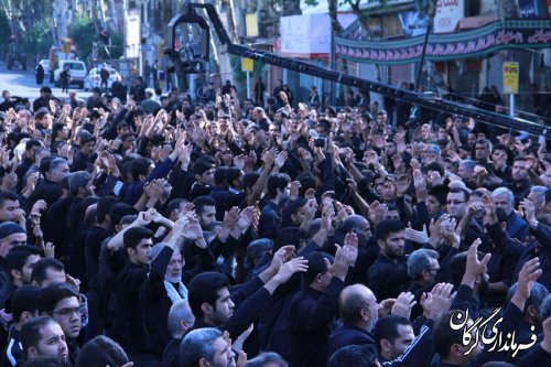 مراسم متمرکز تاسوعای حسینی در مرکز استان برگزار شد 