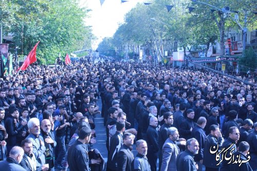 مراسم متمرکز تاسوعای حسینی در مرکز استان برگزار شد 