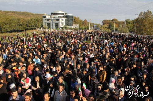 همایش بزرگ پیاده روی خانوادگی در گرگان برگزار شد