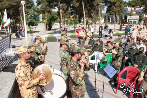 مراسم غبار روبی و عطرافشانی مزار شهدا در شهر گرگان برگزار شد