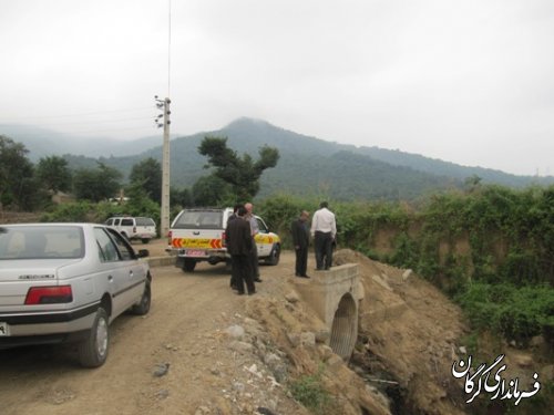 گزارش تصویری بازدید سرپرست معاونت برنامه ریزی و عمرانی از روستاهای بخش بهاران