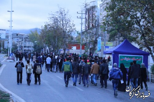 گزارش تصویری از همایش بزرگ پیاده روی همگانی در گرگان