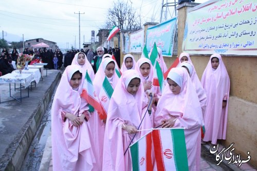 با حضور فرماندار طرح هادی روستای والش آباد افتتاح شد