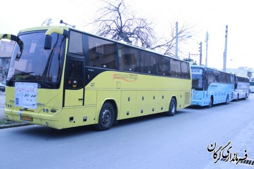 اعزام کاروان راهیان نور شهرستان گرگان به مناطق عملیاتی جنوب