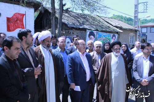 افتتاح فاز اول طرح هادی روستای نومل از توابع بخش مرکزی شهرستان گرگان 