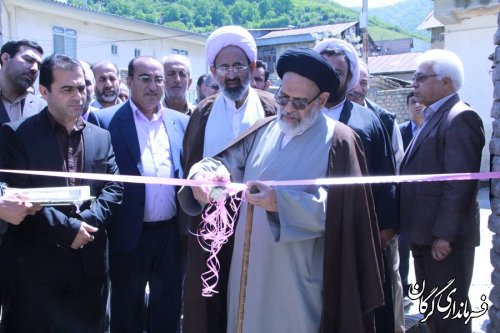 افتتاح فاز اول طرح هادی روستای نومل از توابع بخش مرکزی شهرستان گرگان 