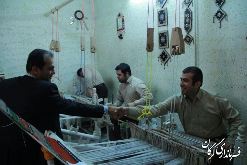 بازدید فرماندار گرگان از مرکز جامع توانبخشی و حرفه آموزی بهکوش ویژه کم توانان ذهنی