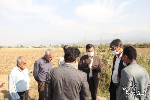 احداث و مرمت جاده بین مزارع در روستای اصفهانکلاته در دستور کار قرار میگیرد