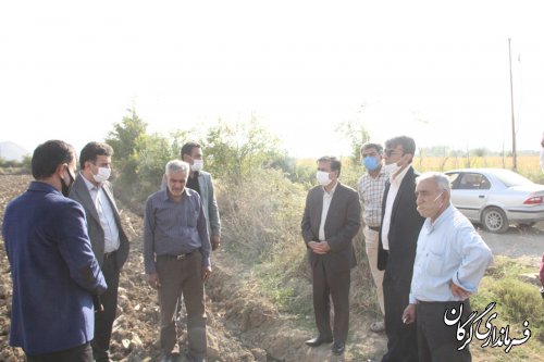 احداث و مرمت جاده بین مزارع در روستای اصفهانکلاته در دستور کار قرار میگیرد