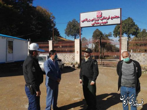 بازدید سرزده فرماندار گرگان از ایستگاه‌ کنترل ورودی و خروجی استان گلستان در جاده توسکستان