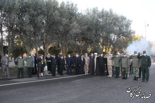 پیکر شهید مدافع امنیت استان گلستان تشییع شد