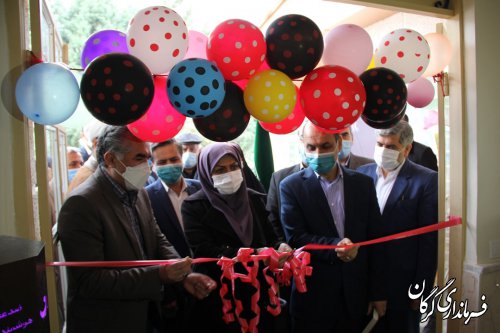 آیین افتتاح مدرسه ۶ کلاسه بنیاد علمی آموزشی قلم چی روستای حیدر آباد شهرستان گرگان برگزار شد