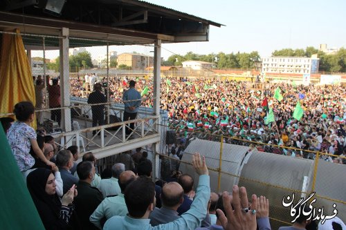 فرماندار گرگان در جمع سربازان دهه نودی حضرت صاحب الزمان (عج)