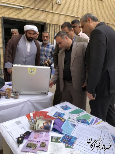 گزارش تصویری || بازدید سرپرست فرمانداری شهرستان گرگان از نمایشگاه مقابله و پیشگیری از اعتیاد 