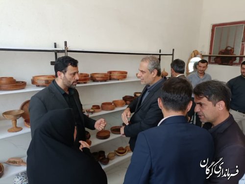 افتتاح طرح اشتغالزایی مددجوی بهزیستی گرگان