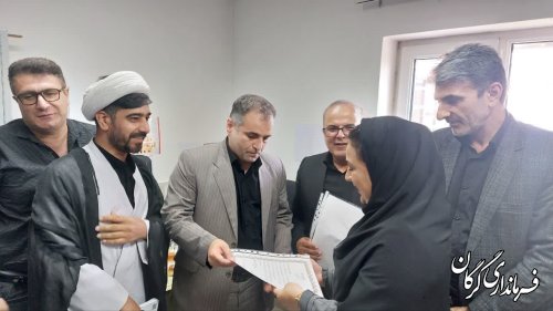 گزارش تصویری || بازدید سرپرست فرمانداری شهرستان گرگان از مرکز خدمات جامع سلامت روستای گلند فخر اباد