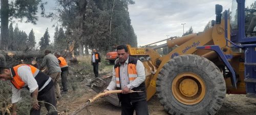 گزارش تصویری || بازدید فرماندار گرگان از روند ترمیم خسارات بارندگی و طوفان روز گذشته