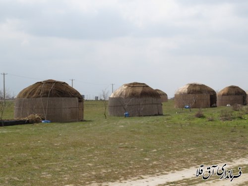 بازدید فرماندار و مدیرکل میراث فرهنگی و گردشگری استان از دهکده گردشگری اقوام شهرستان آق قلا