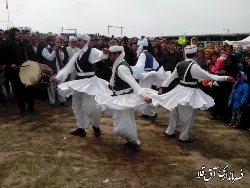 غرفه سیستانی های بخش وشمگیر در جشنواره نوروزی اقوام شهرستان آق قلا