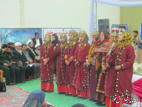 جشن میلادکوثر شهرستان با عنوان فاطمه الگوی همسرداری و فرزندپروری دین مدارانه برگزار گردید