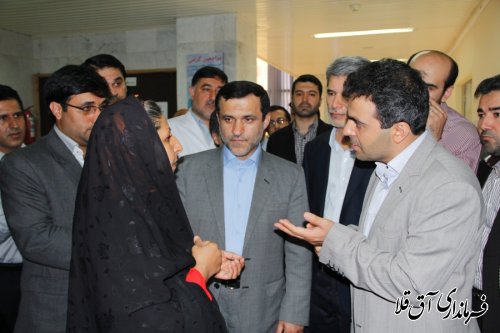 طرح تحول نظام سلامت در شهرستان آق قلا با موفقیت در حال اجراست