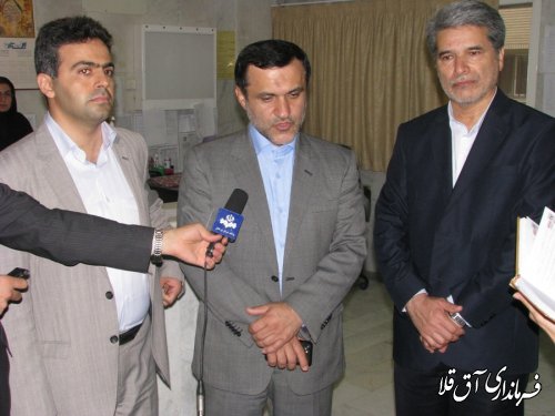 طرح تحول نظام سلامت در شهرستان آق قلا با موفقیت در حال اجراست