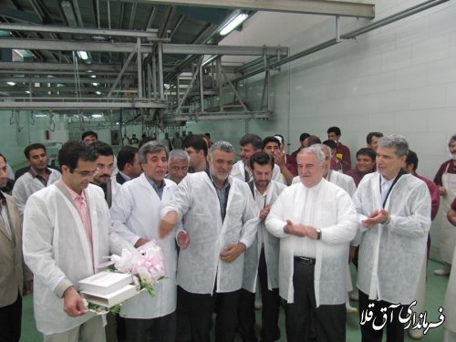 گزارش تصویری افتتاح  کشتارگاه صنعتی دام استان گلستان با حضور وزیر کشاورزی