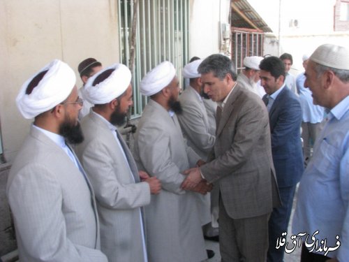 گزارش تصویری از مراسم فارغ التحصیلی مدرسه علوم دینی مصلحی آق قلا