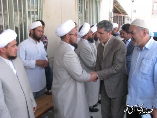گزارش تصویری از مراسم فارغ التحصیلی مدرسه علوم دینی مصلحی آق قلا