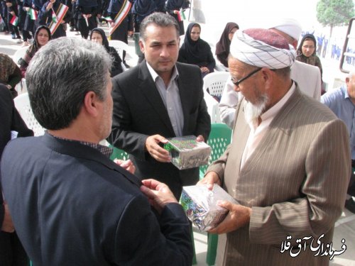 آغاز سال تحصیلی با نواخته شدن زنگ  مدارس در شهرستان آ ق قلا