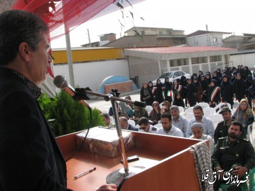 آغاز سال تحصیلی با نواخته شدن زنگ  مدارس در شهرستان آ ق قلا