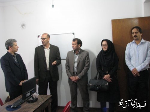 افتتاح آموزشگاه علوم کامپیوتر و حسابداری مرکز آموزش فنی و حرفه ای آق قلا