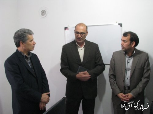افتتاح آموزشگاه علوم کامپیوتر و حسابداری مرکز آموزش فنی و حرفه ای آق قلا