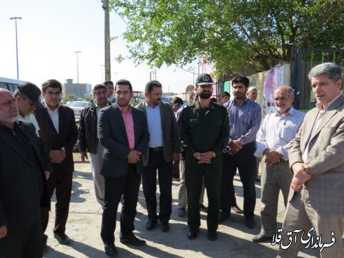 گزارش تصویری حضور فرماندار شهرستان آق قلا در جشن عاطفه ها