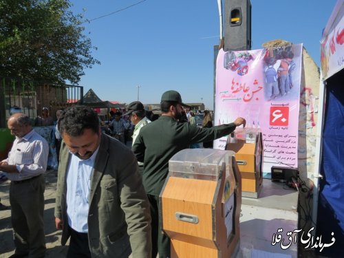 گزارش تصویری حضور فرماندار شهرستان آق قلا در جشن عاطفه ها