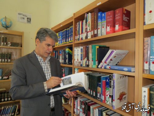 بازدید فرماندار آق قلا  از مسکن و شهرسازی ،اداره مخابرات و کتابخانه عمومی آق قلا