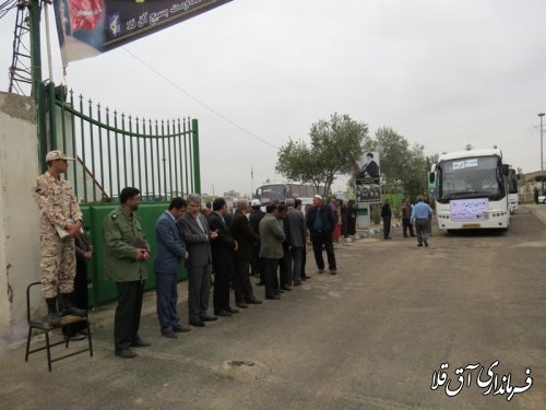 370 نفر از دانش آموزان دختر شهرستان آق قلا به اردوی راهیان نور اعزام شدند