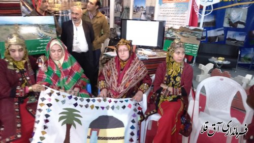حضور شرکت های تعاونی دهیاری های بخش مرکزی آق قلا در نمایشگاه جامع مدیریت شهری و روستایی