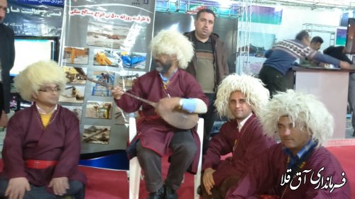 حضور شرکت های تعاونی دهیاری های بخش مرکزی آق قلا در نمایشگاه جامع مدیریت شهری و روستایی