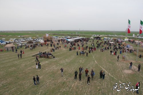 برگزاری مراسم افتتاحیه اولین جشنواره نوروزی فرهنگ اقوام شهرستان آق قلا 