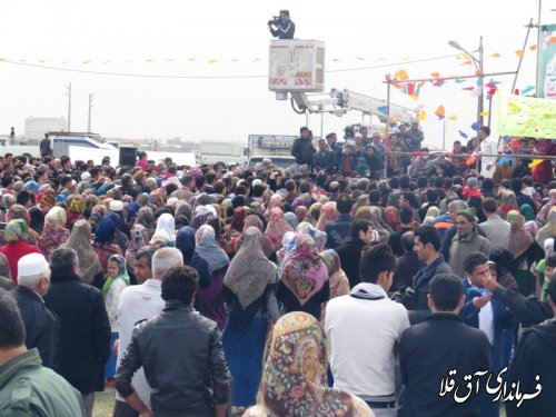 گزارش تصویری از اولین روز از محل برگزاری جشنواره فرهنگ اقوام شهرستان آق قلا